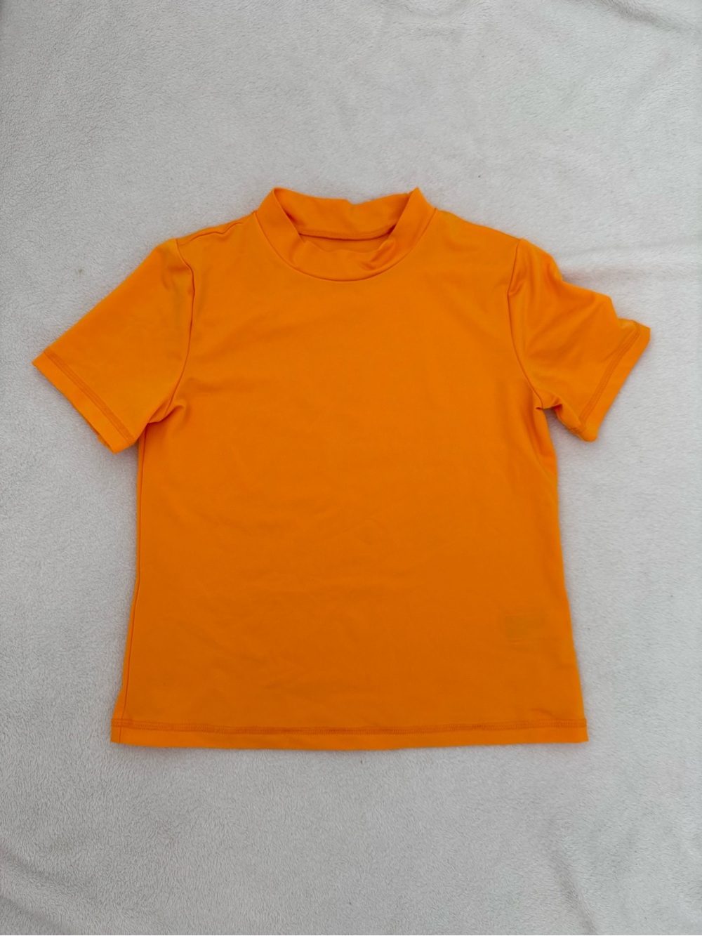 Cat & Jack Orange Short-Sleeve Swim Rashguard
